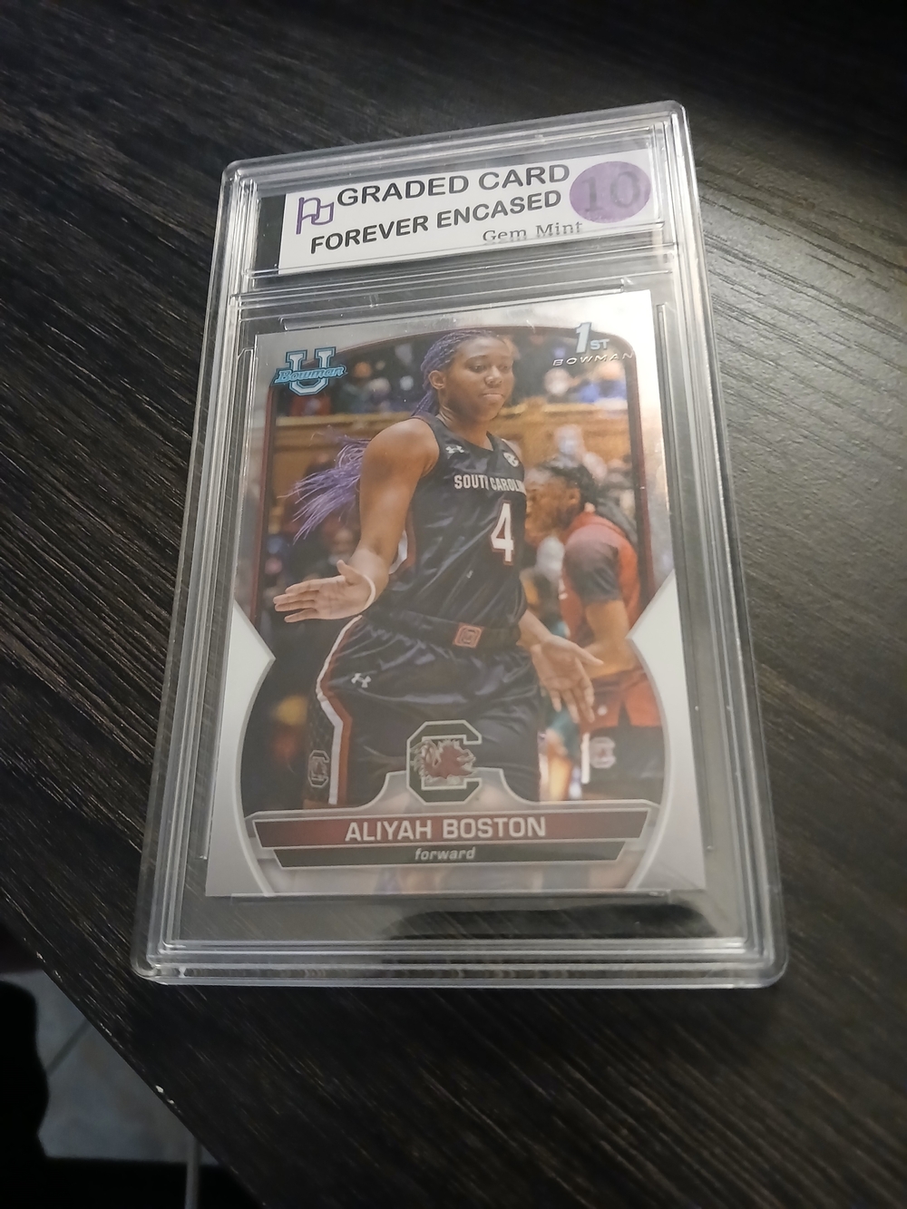 Aliyah Boston Rookie Basketball Card - 1st Bowman (Black/White)